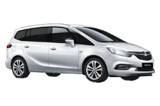 Car Hire Teddington - Vauxhall Zafira 5 + 2 - Minibus hire Teddington